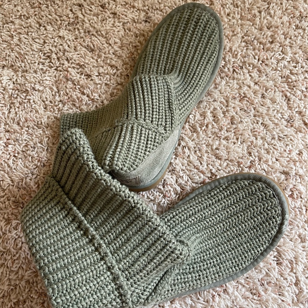 UGG green knit cardy boots 6, excellent condition, hardly worn - Picture 5 of 8
